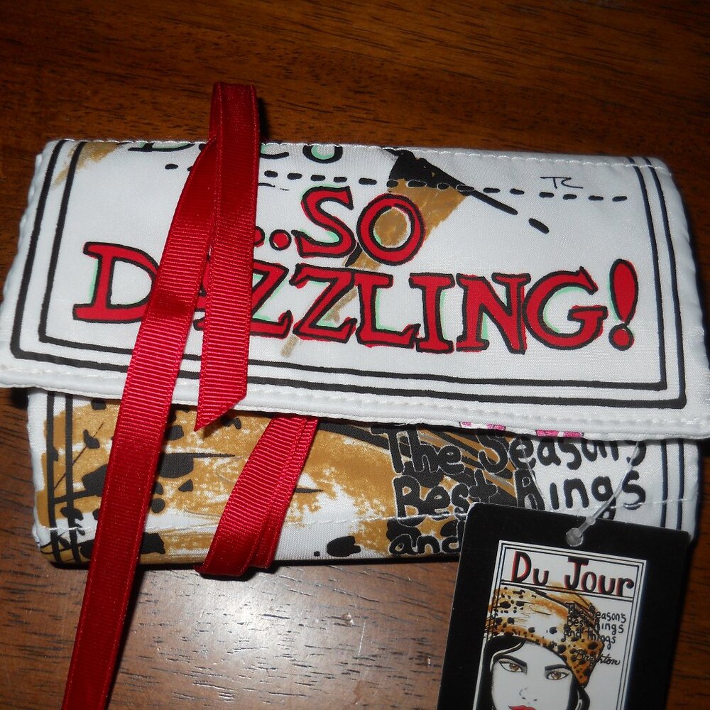 BRIGHTON Chic Du Jour JEWELRY ROLL New With Tags travel bag